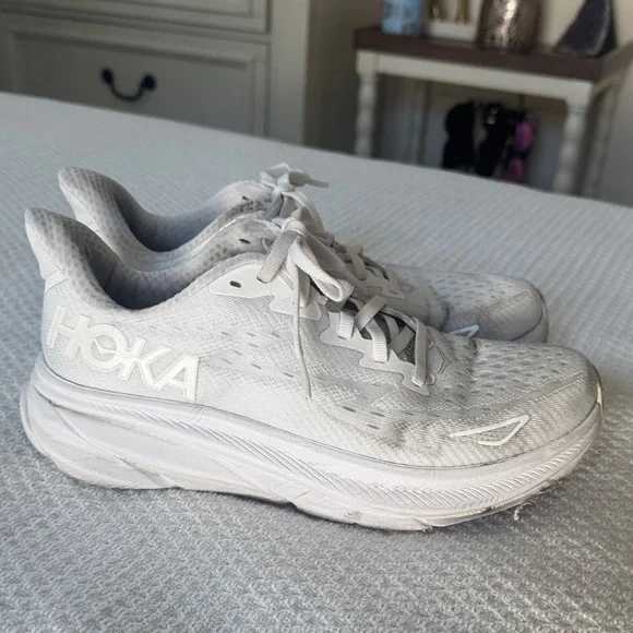Hoka All-White Athletic Sneakers - Picture 1 of 1